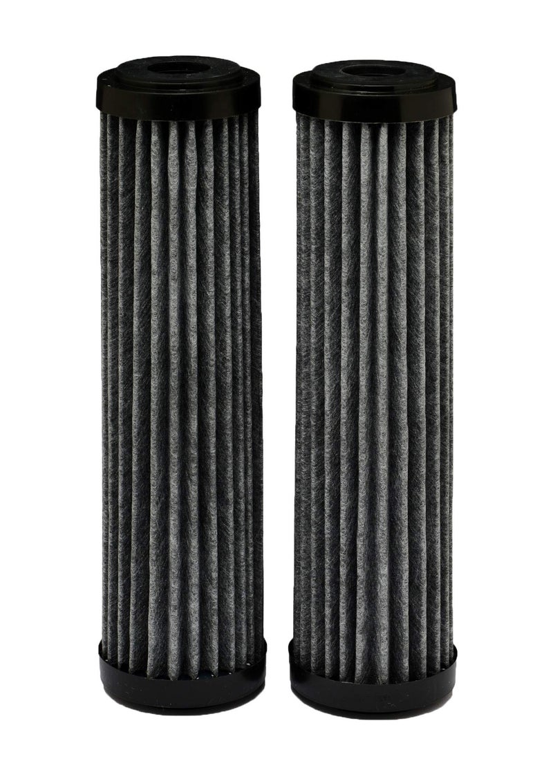 EcoPure EPW2F Premium Fact Universal Whole Home Filter (2 Pack), Dark Gray/Black - Image 1